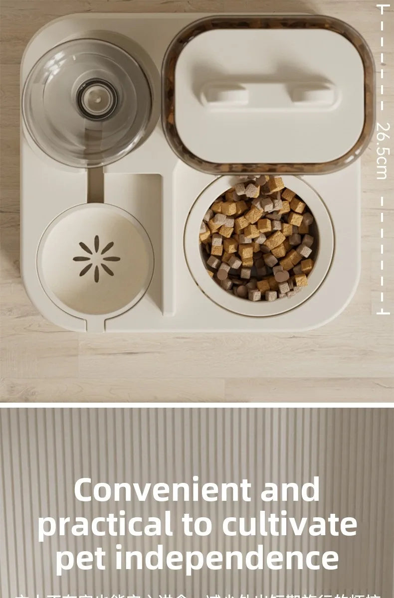 Automatic Pet Feeder | Water Dispenser Combo