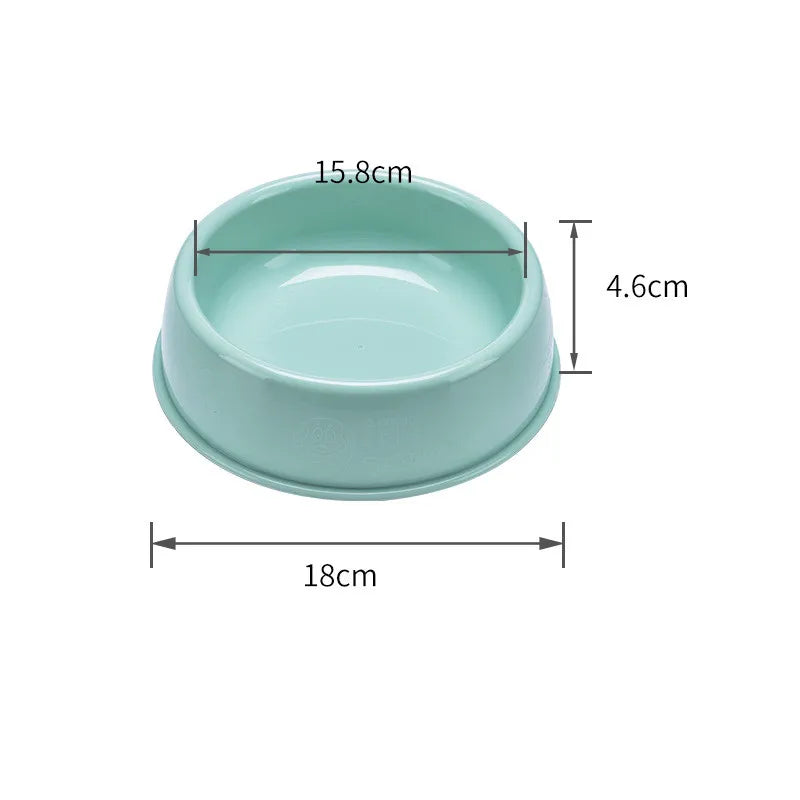 Plastic Cat Bowl | Ergonomic Design for Happy Pets