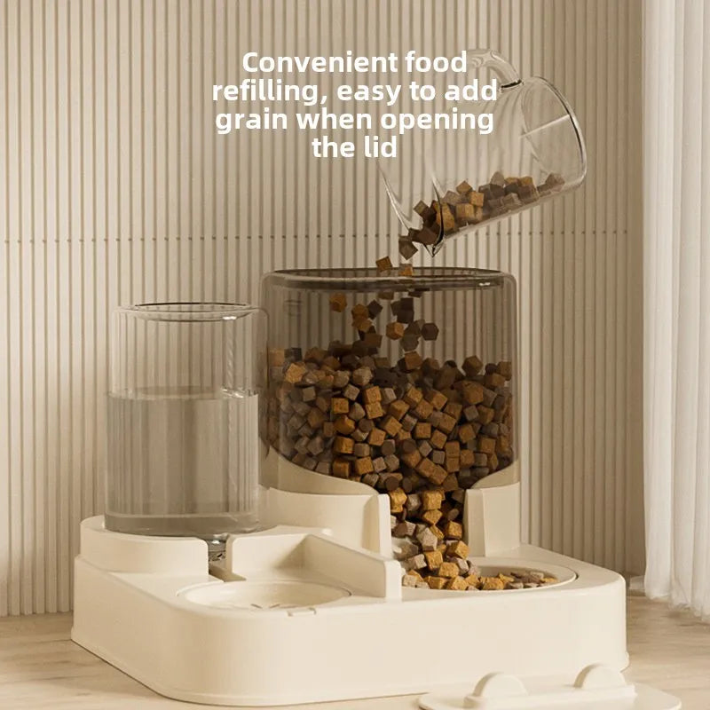 Automatic Pet Feeder | Water Dispenser Combo