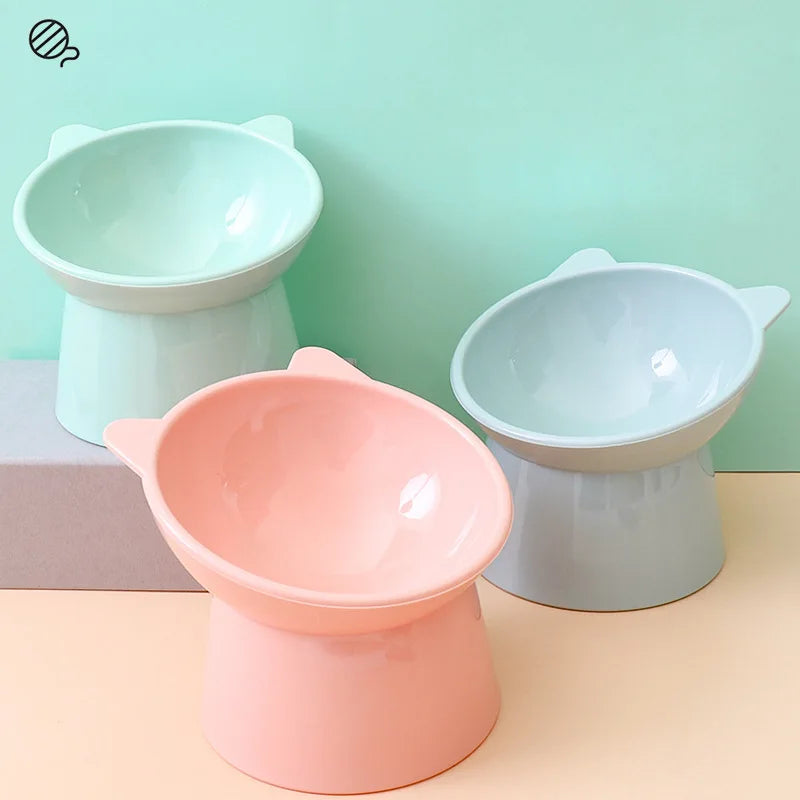 Plastic Cat Bowl | Ergonomic Design for Happy Pets