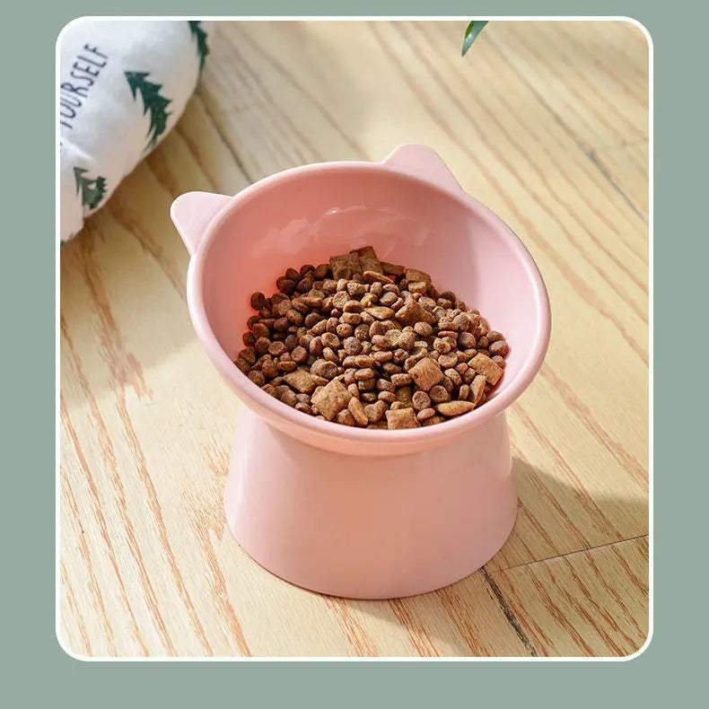 Plastic Cat Bowl | Ergonomic Design for Happy Pets